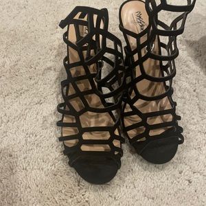 Black nassimo heels
